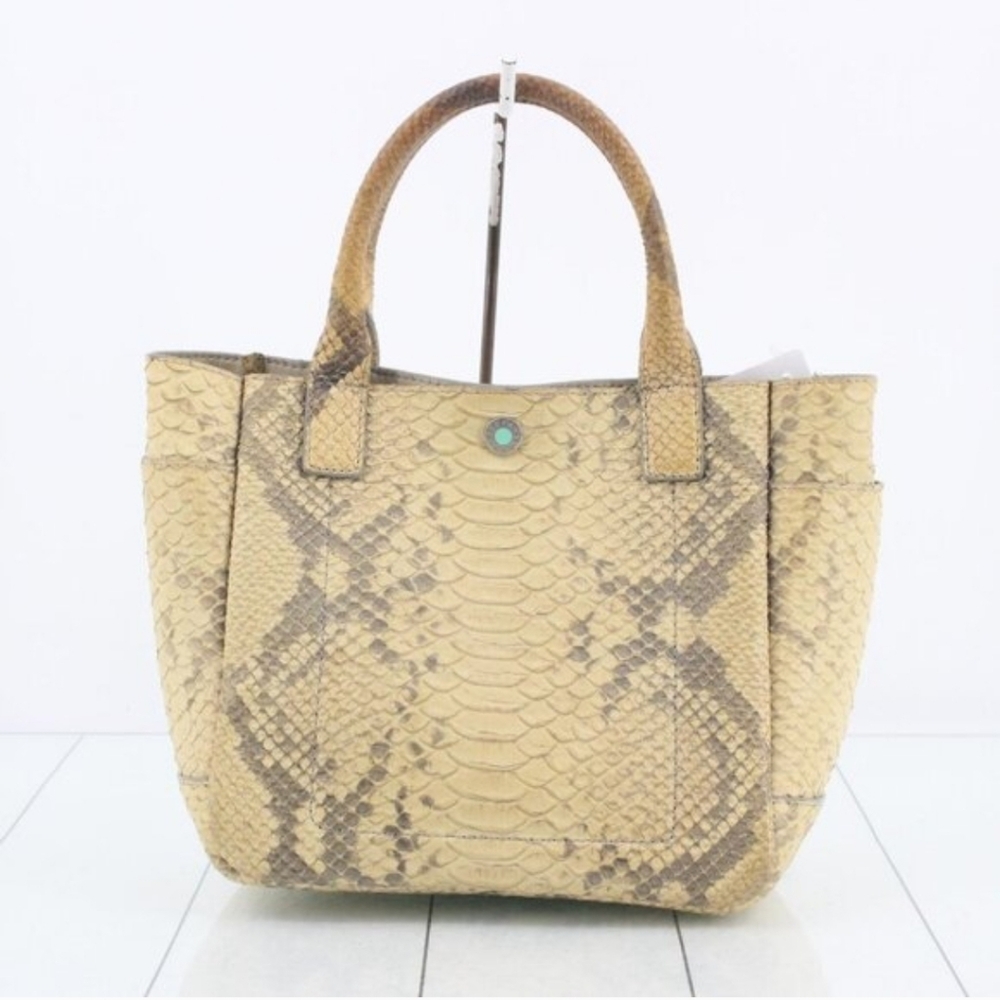 Tiffany & Co. python-embossed handbag